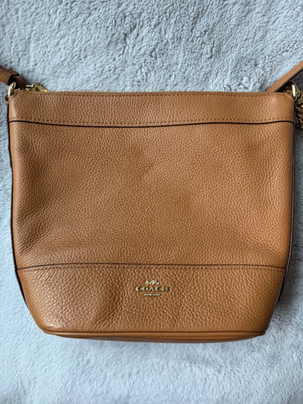 Coach Small Paxton Duffle Bag - Camel Leather